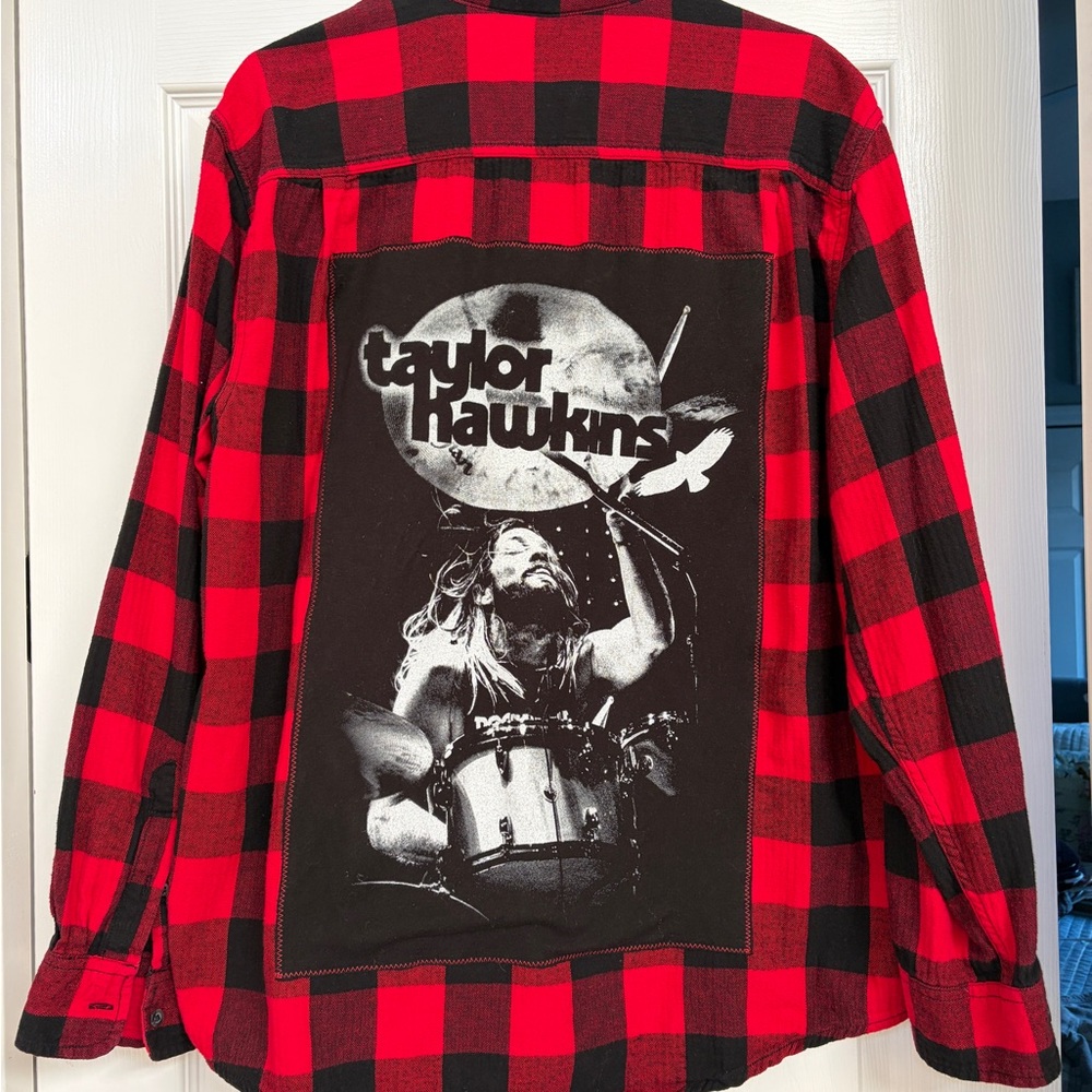TAYLOR HAWKINS / FOO FIGHTERS Benefit Concert Flannel